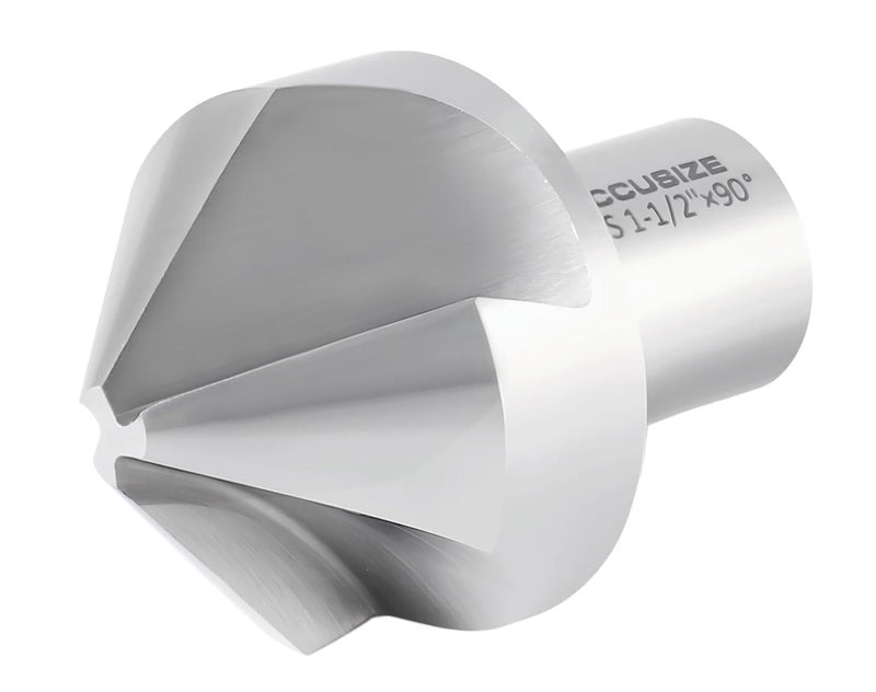 Accusize Industrial Tools 1-1/2'' Hss Countersink for Rota-Cutter, 3/4'' Weldon Shank for Magnetic Drilling Machines, 90 Deg, Ce00-0112 - Image 3